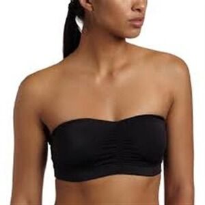 NWOT Maidenform XL 38 Dream Strapless Bandeau Bra 40974 Black 130303